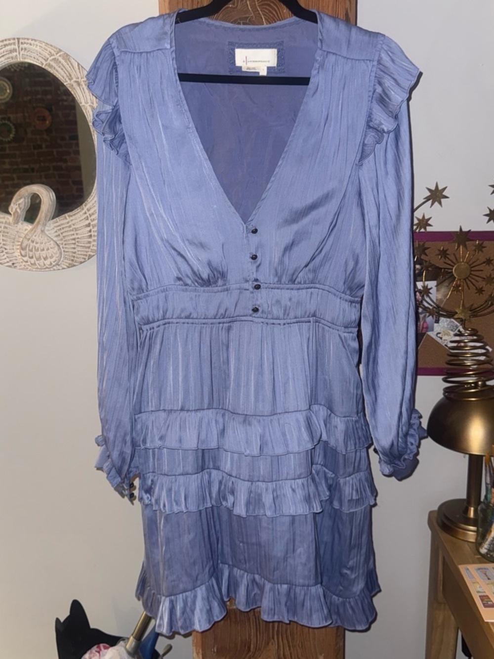 By Anthropologie tiered ruffle dress